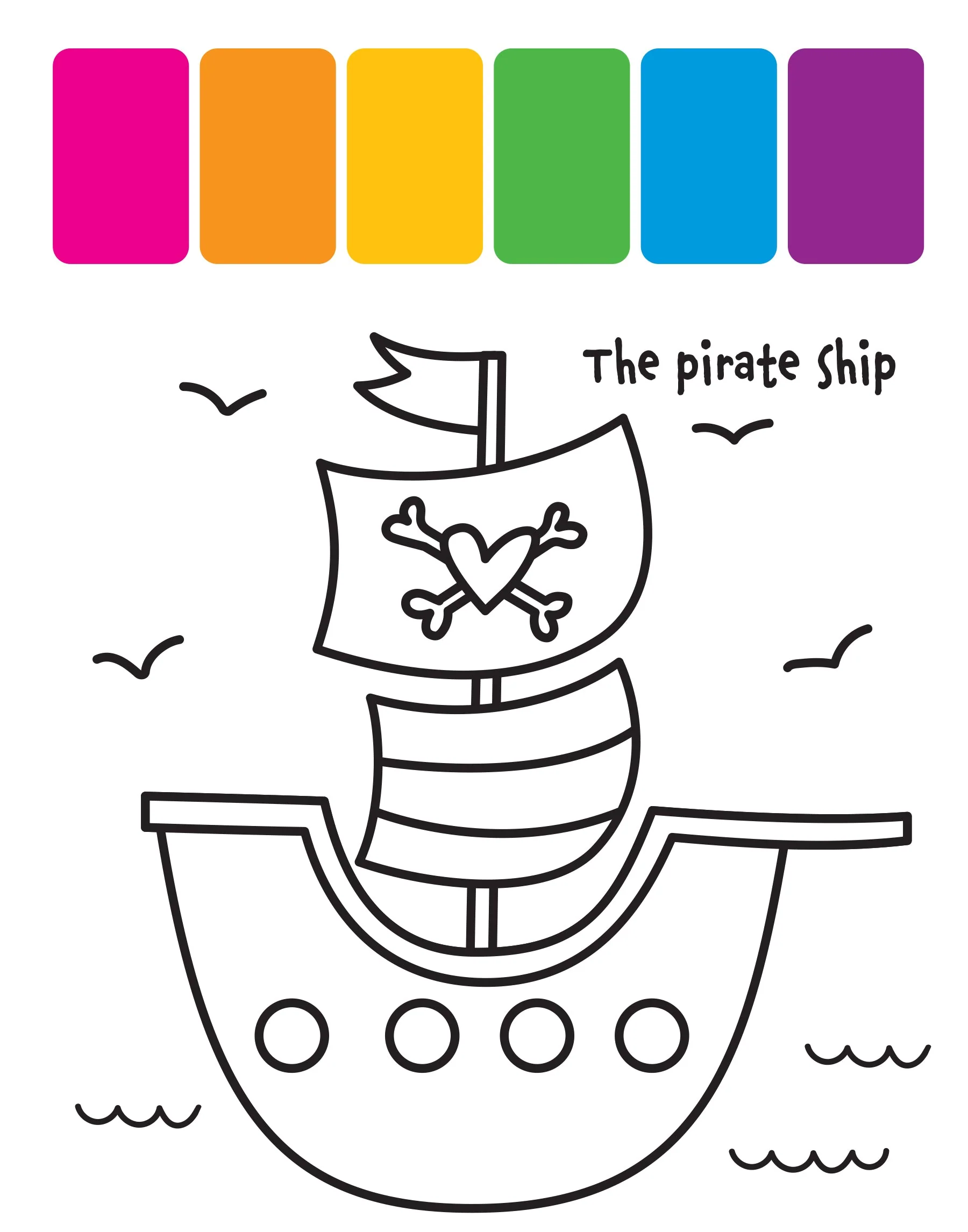 My First Painting Book:  Playful Pirates - Image 4