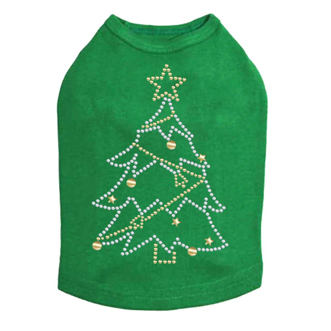 Nailhead Christmas Tree - Dog Tank - Image 4