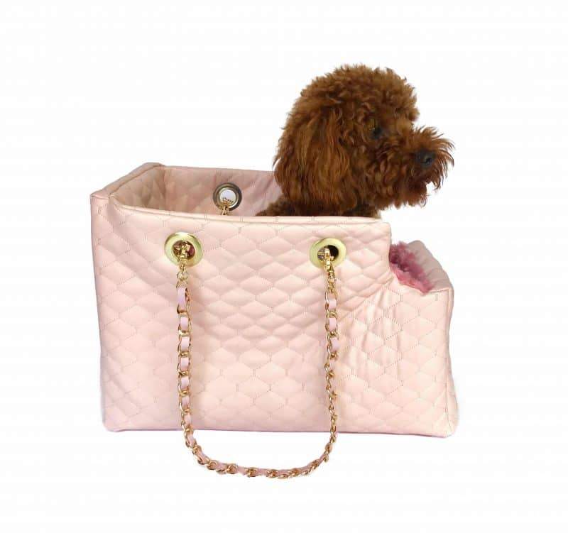 NEW Kate Quilted Carrier, Light Matte Pink - Image 2