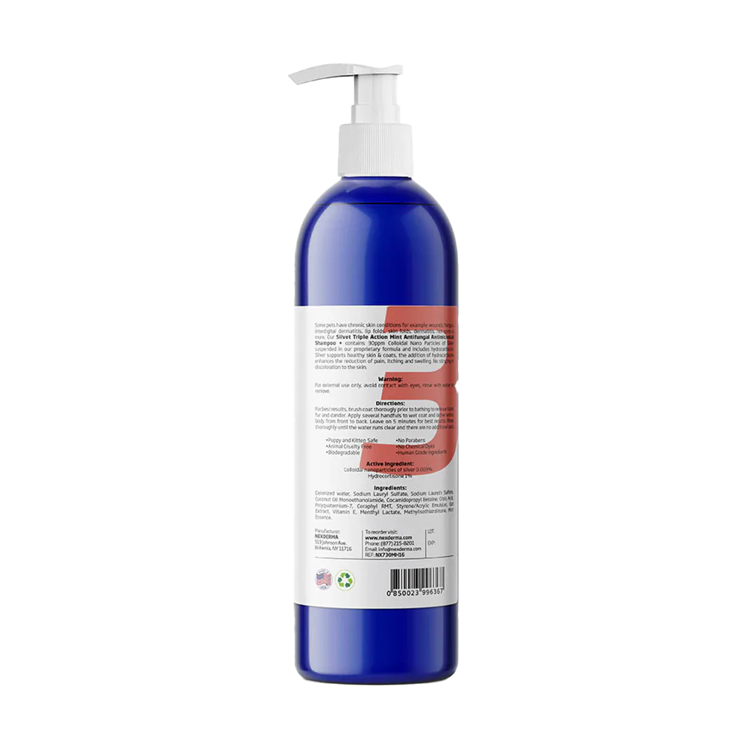 Mint Hydrocortisone Shampoo 16oz by Nexderma - Image 2