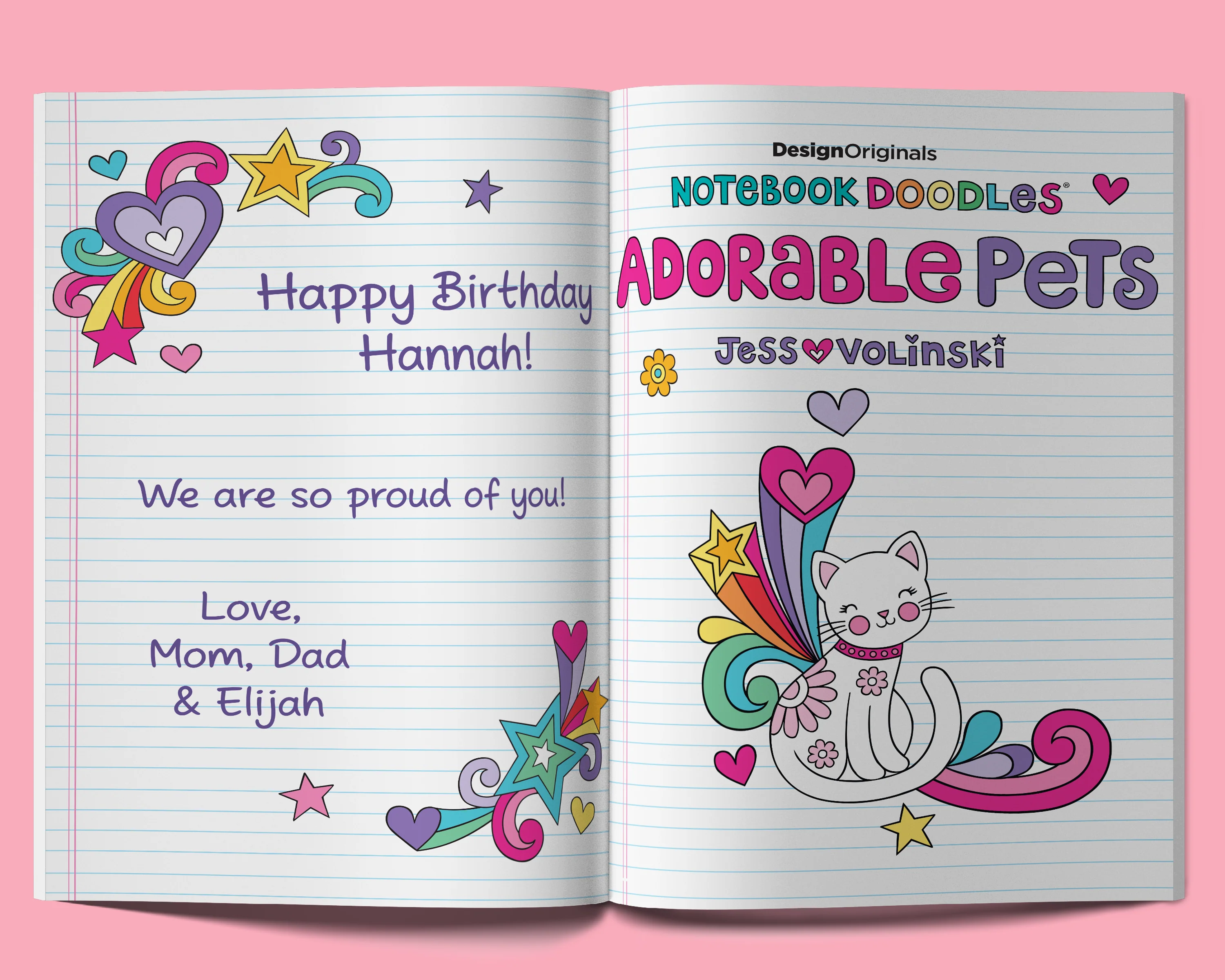 Notebook Doodles Adorable Pets Customized - Image 2