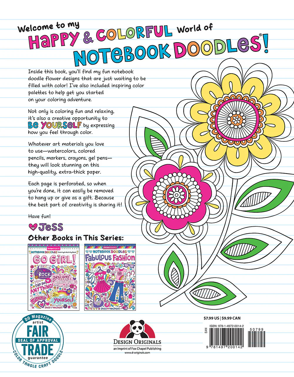 Notebook Doodles Flowers - Image 8