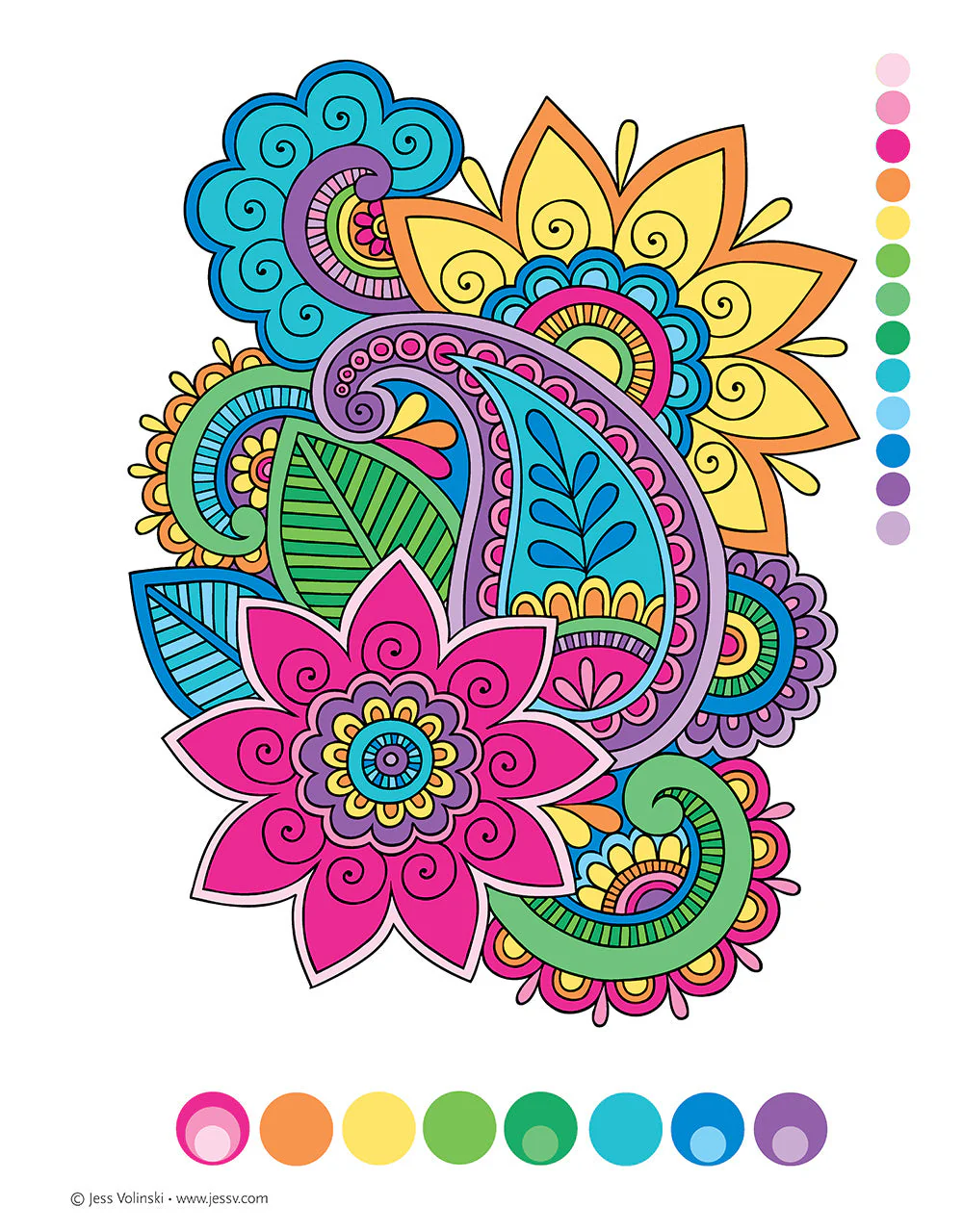 Notebook Doodles Henna Style - Image 7