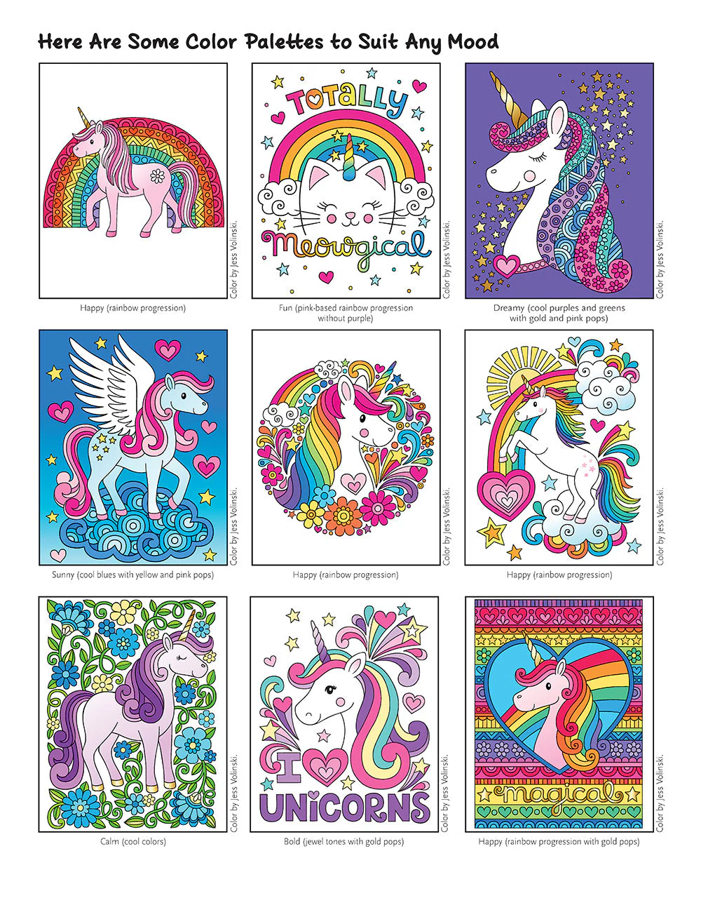 Notebook Doodles Unicorns - Image 2