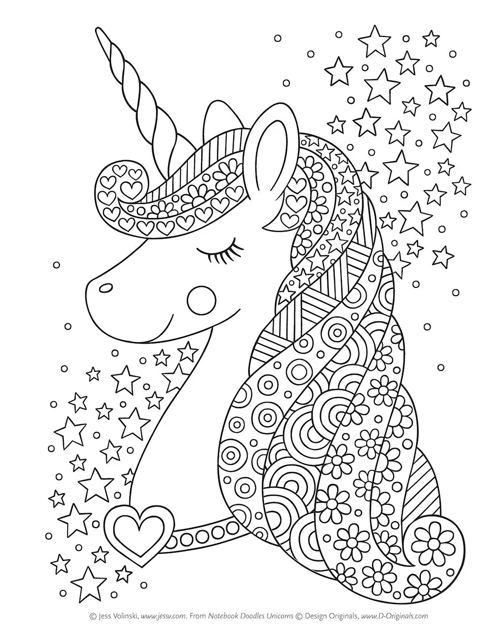 Notebook Doodles Unicorns - Image 3