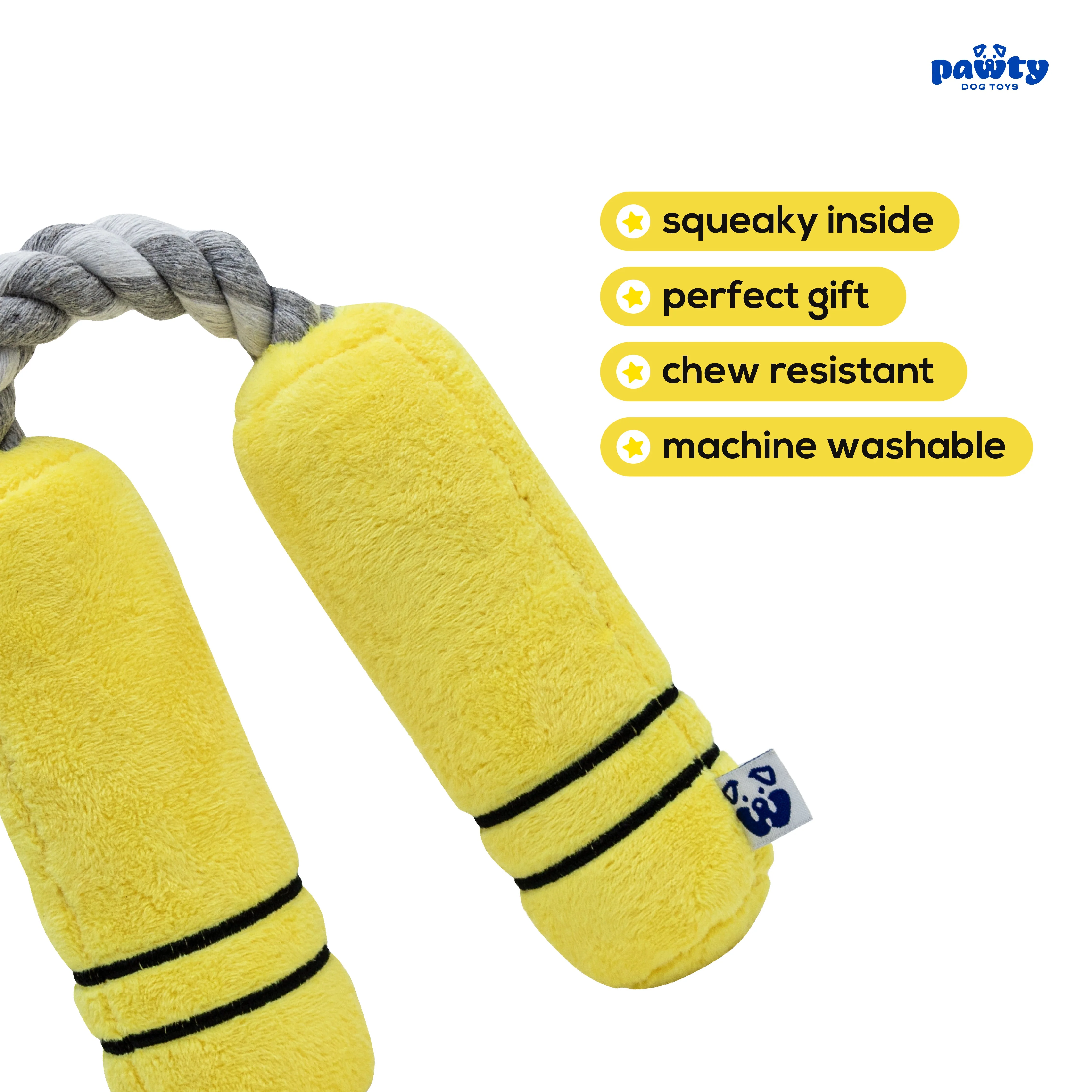 Pet Toy: NUNCHUCKS TUG ROPE INTERACTIVE TOY - Image 5