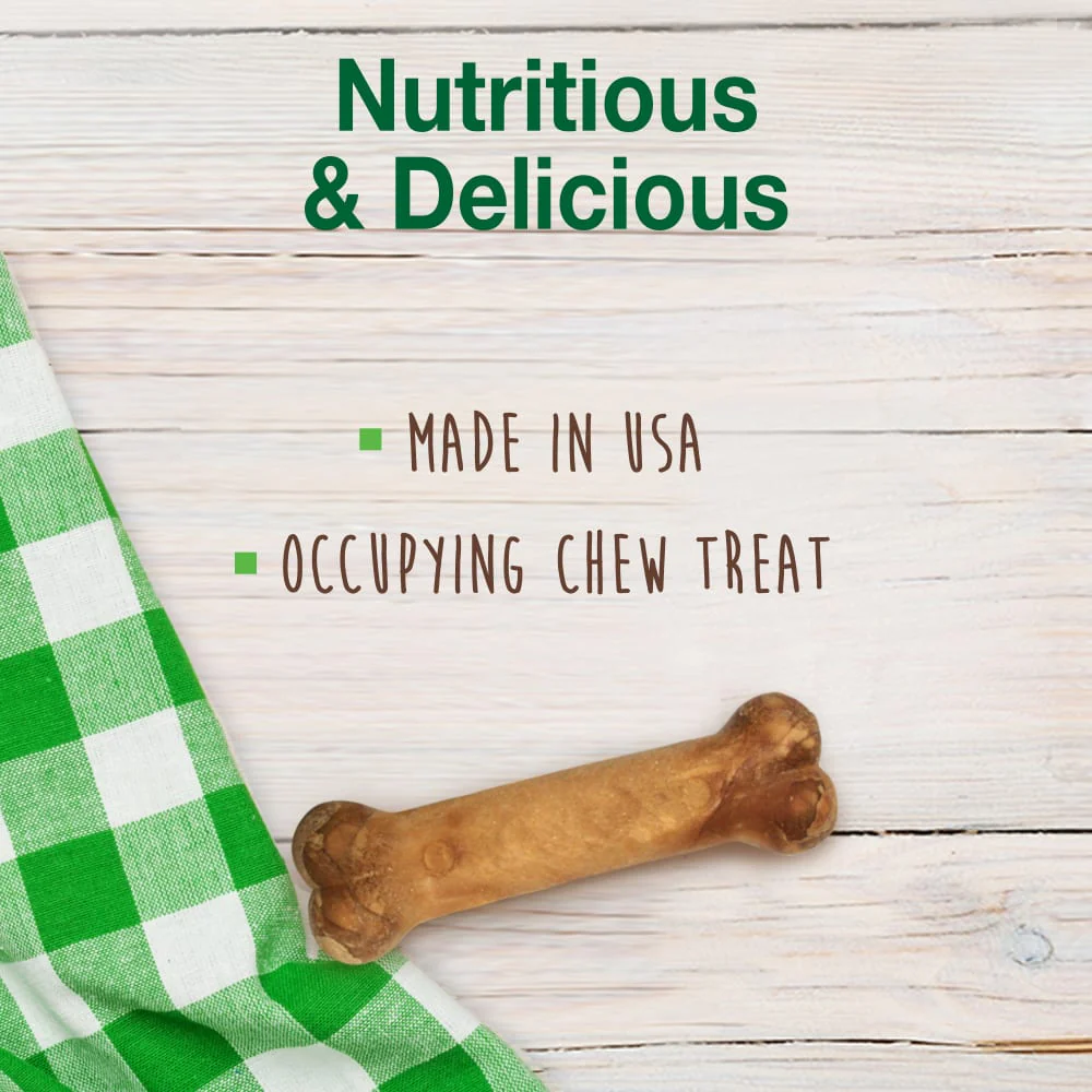 Nylabone Healthy Edibles All-Natural Long Lasting Roast Beef Dog Chew Treats (3pk) (1.5oz) - Image 2