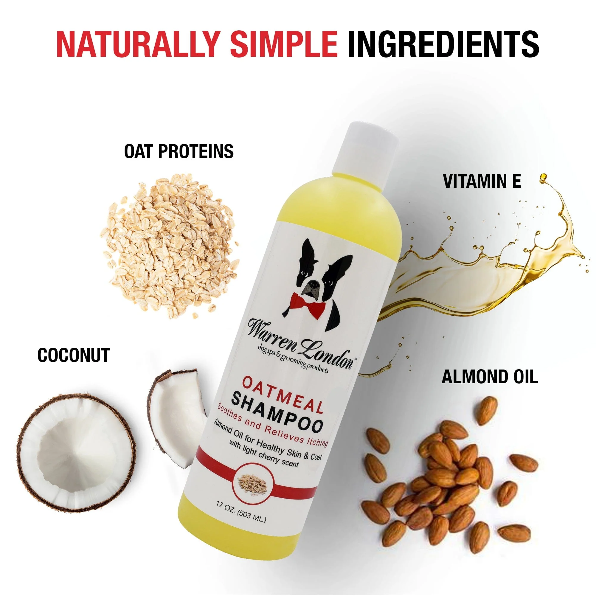 Oatmeal Shampoo - Cherry Scented - Professional Size - Image 4