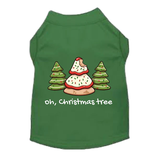Bark 5th Ave., LLC Premium Dog Shirt - red; green/XS - Image 3