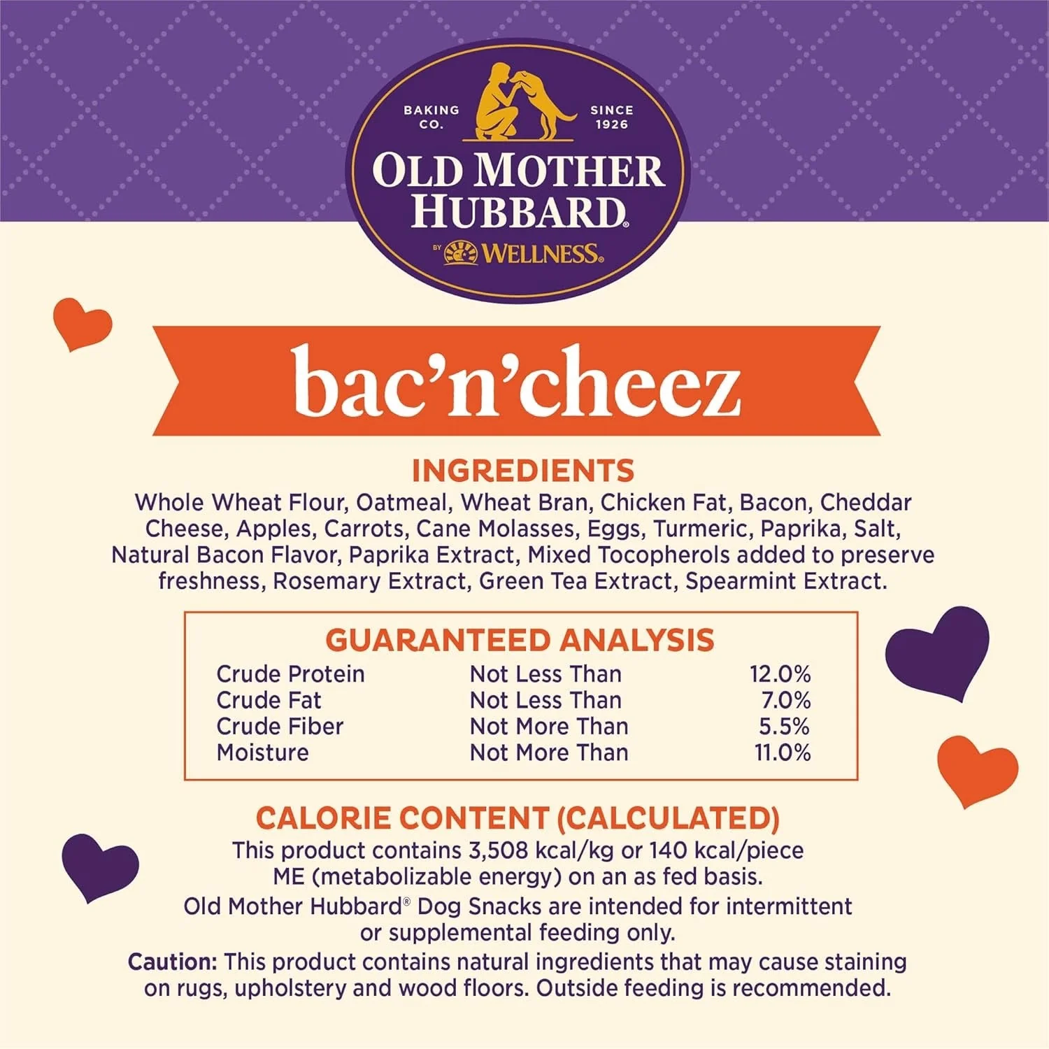 Old Mother Hubbard BacNCheez Large Crunchy Dog Treats (3lb) (5oz) - Image 3