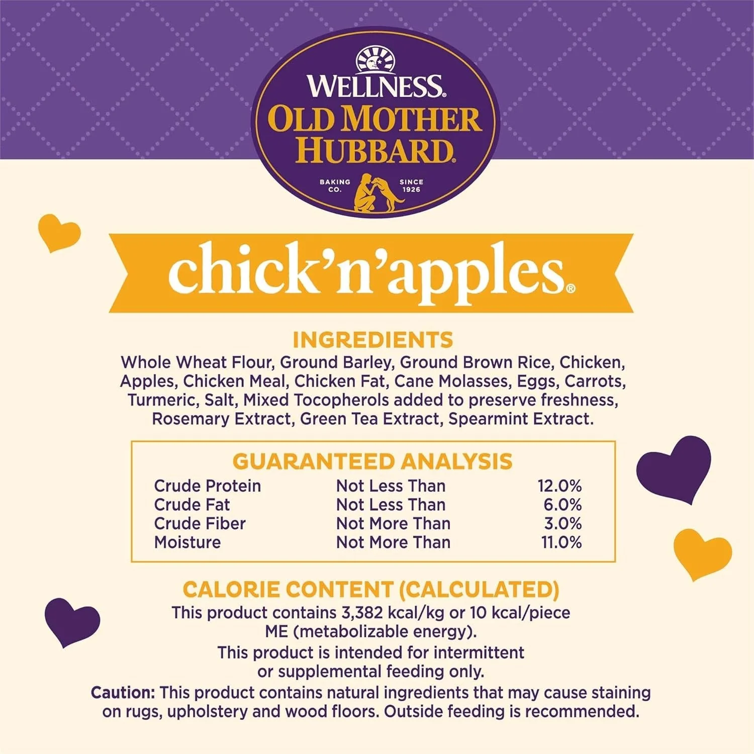Old Mother Hubbard ChickN Apple Mini Dog Treats (20oz) - Image 2