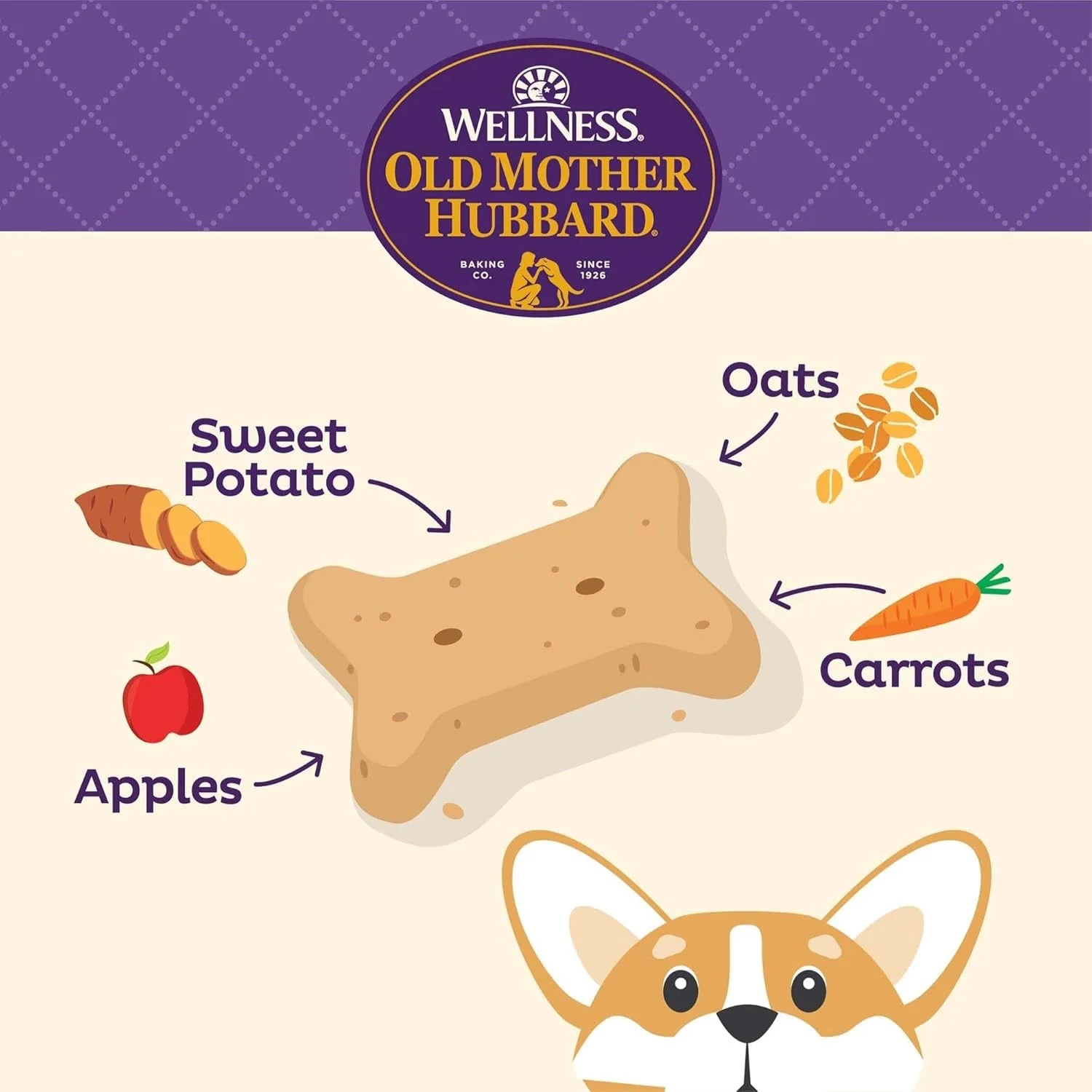 Old Mother Hubbard Just VeggN Small Crunchy Dog Treats (3lb) (5oz) - Image 3