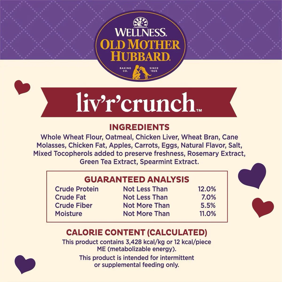 Old Mother Hubbard LivRCrunch Mini Crunchy Dog Treats (20oz) - Image 2