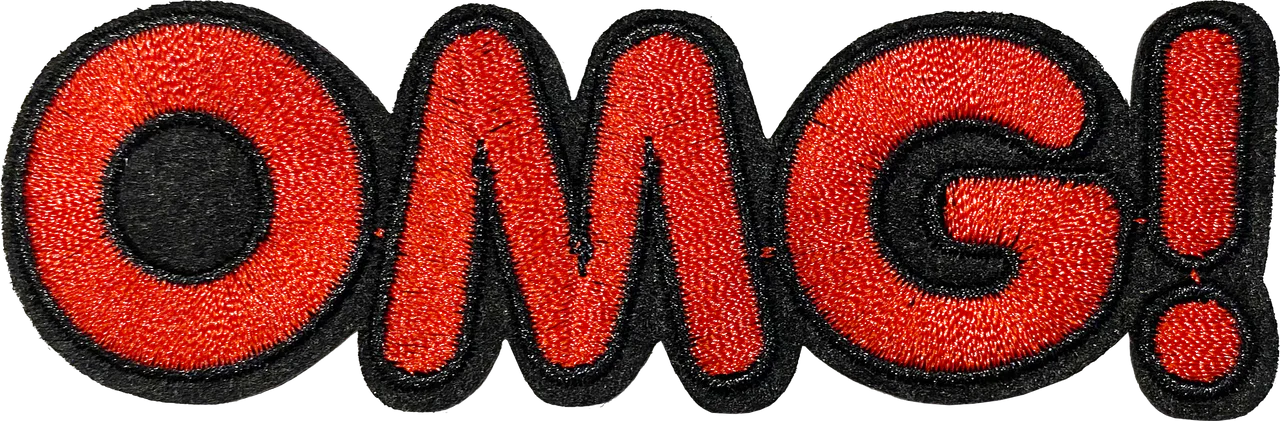 OMG Red (S) - Patch