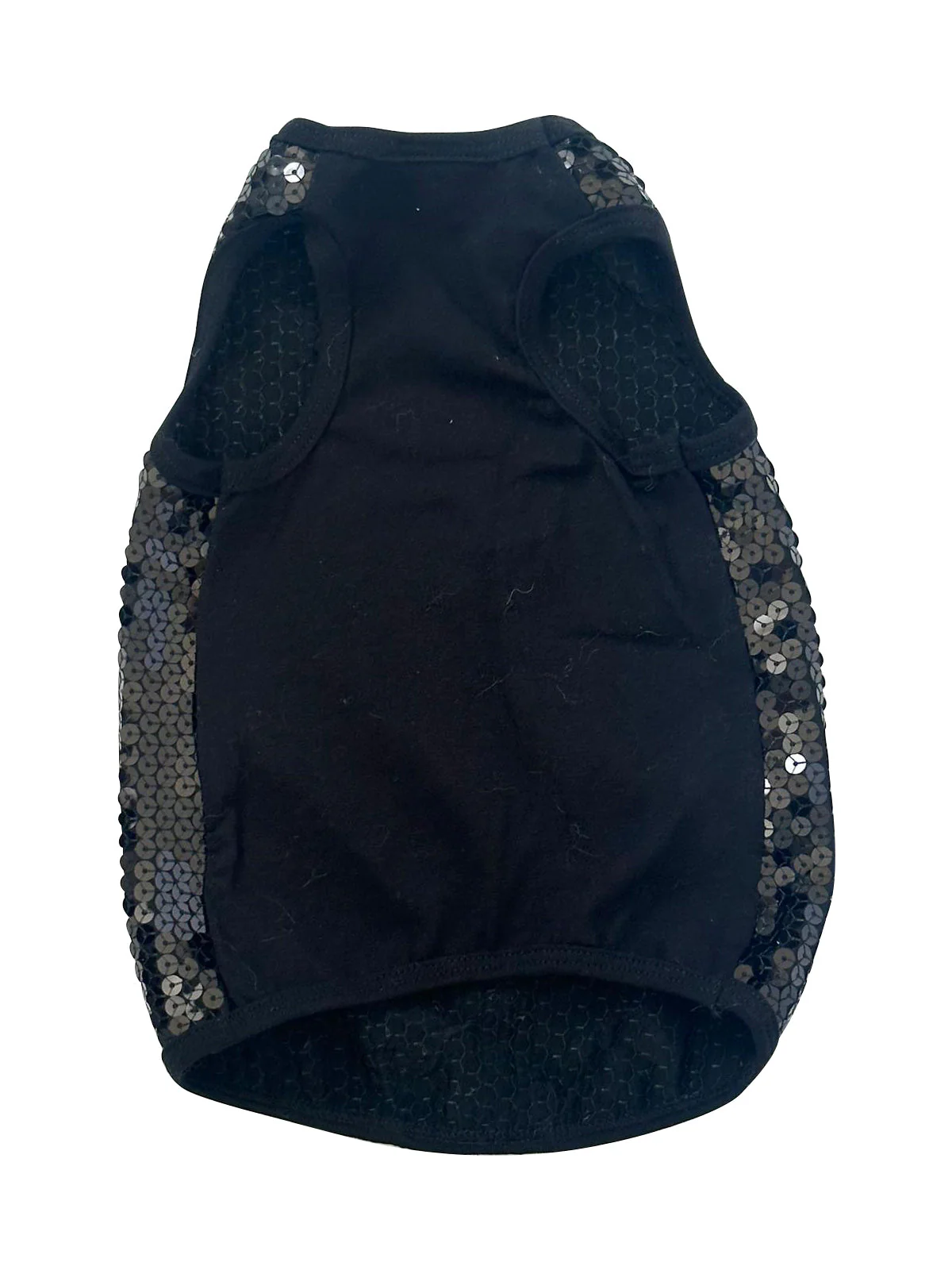 On The Rocks Sequined Tank, Black - Image 4