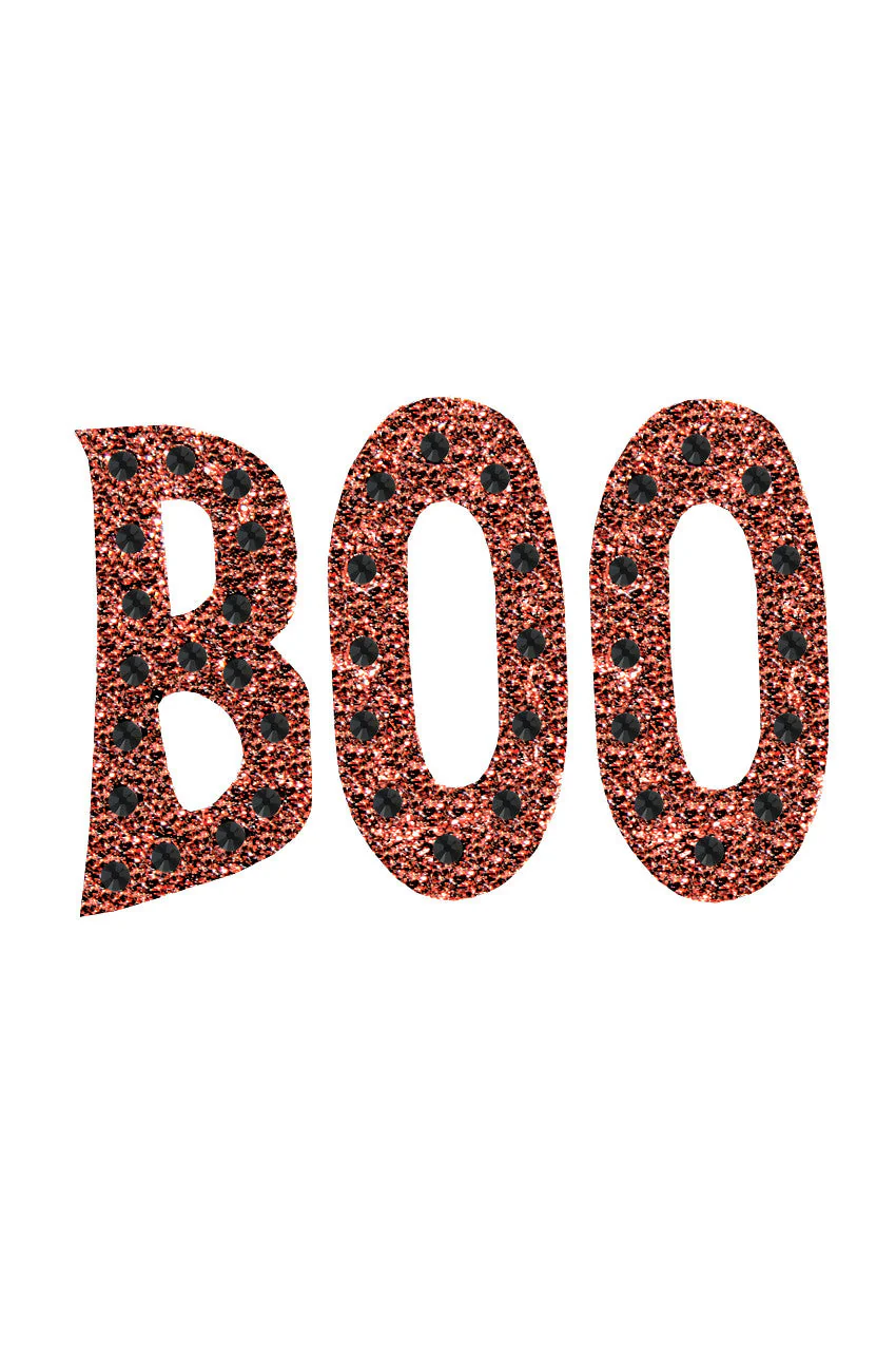 Orange Glitter Boo Bandanna - Image 14