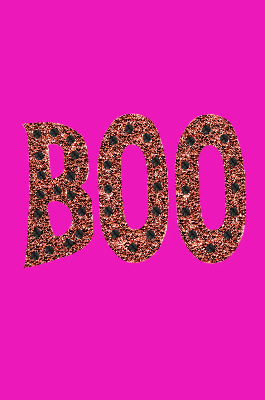 Orange Glitter Boo Bandanna - Image 4