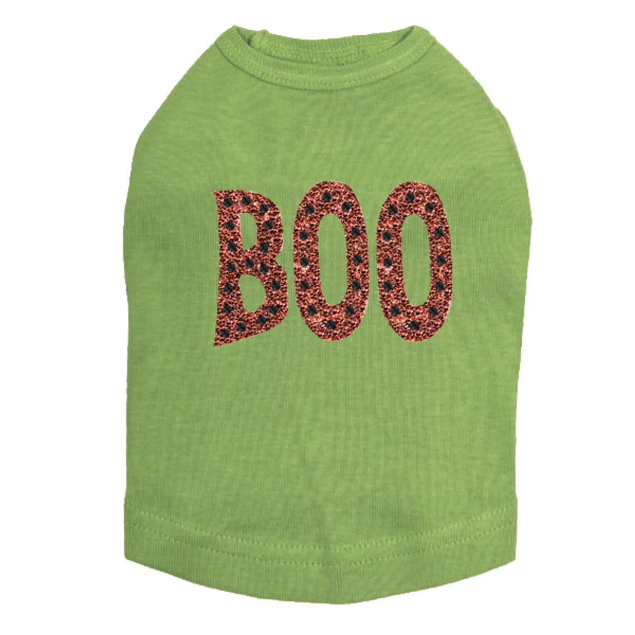 Orange Glitter Boo - Dog Tank - Image 14