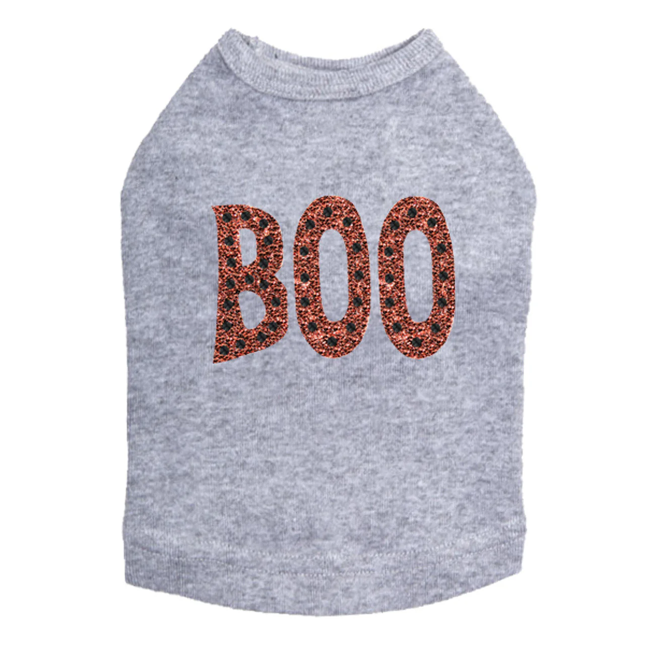 Orange Glitter Boo - Dog Tank - Image 7