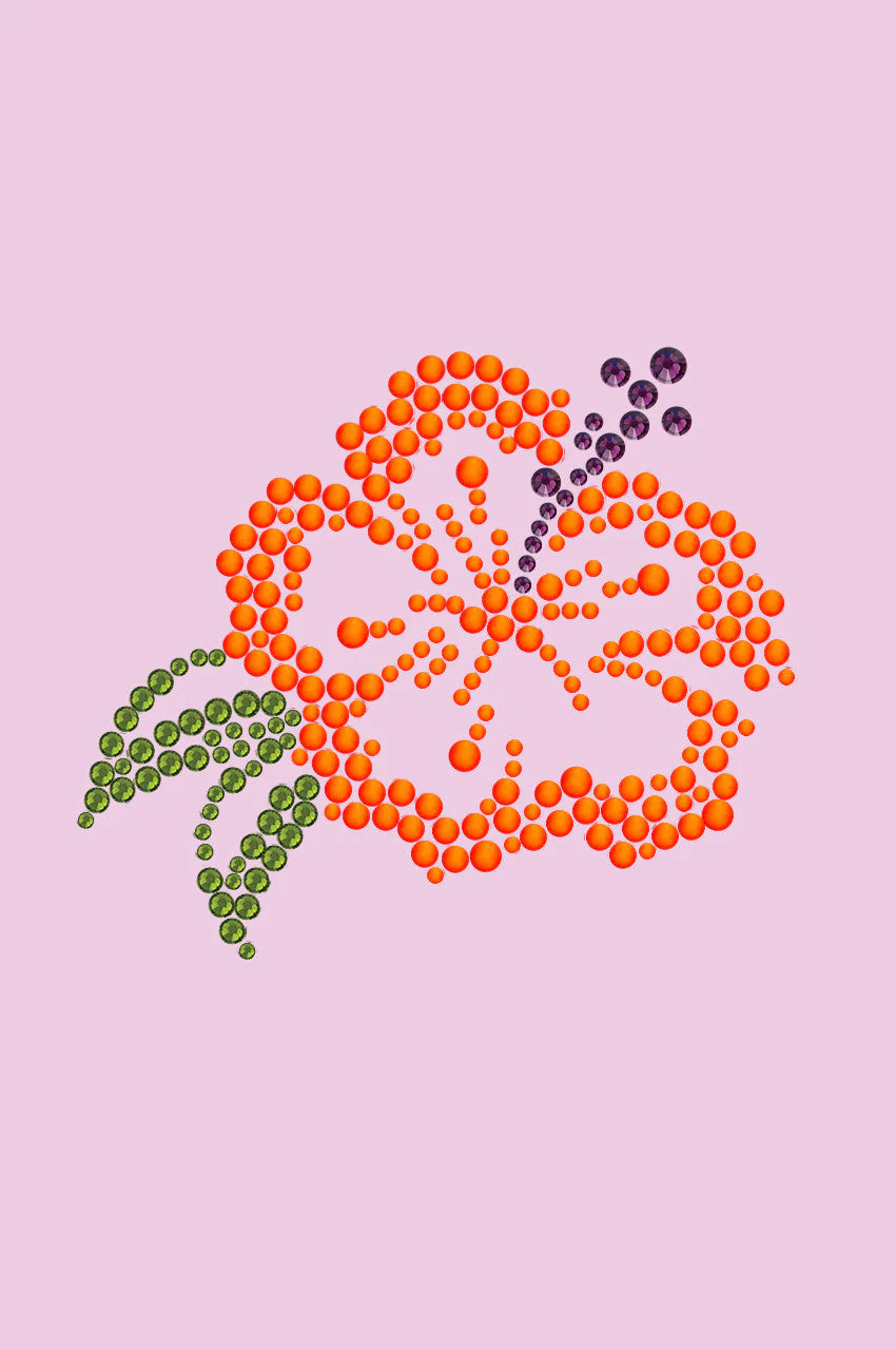 Orange Hibiscus - Bandanna - Image 17