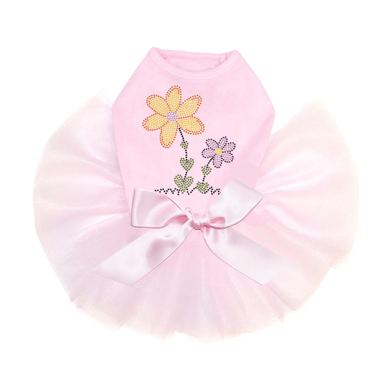 Orange & Purple Flowers - Custom Tutu - Image 2