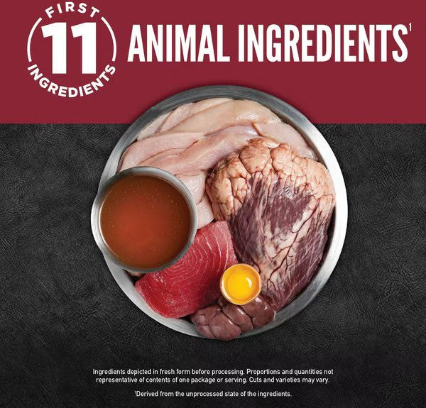 Orijen Grain Free Chunks & Shreds Beef & Tuna Wet Cat Food (3oz) - Image 3