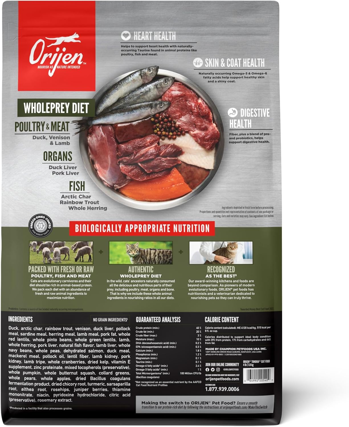 Orijen Tundra Cat Food (4lb) - Image 2