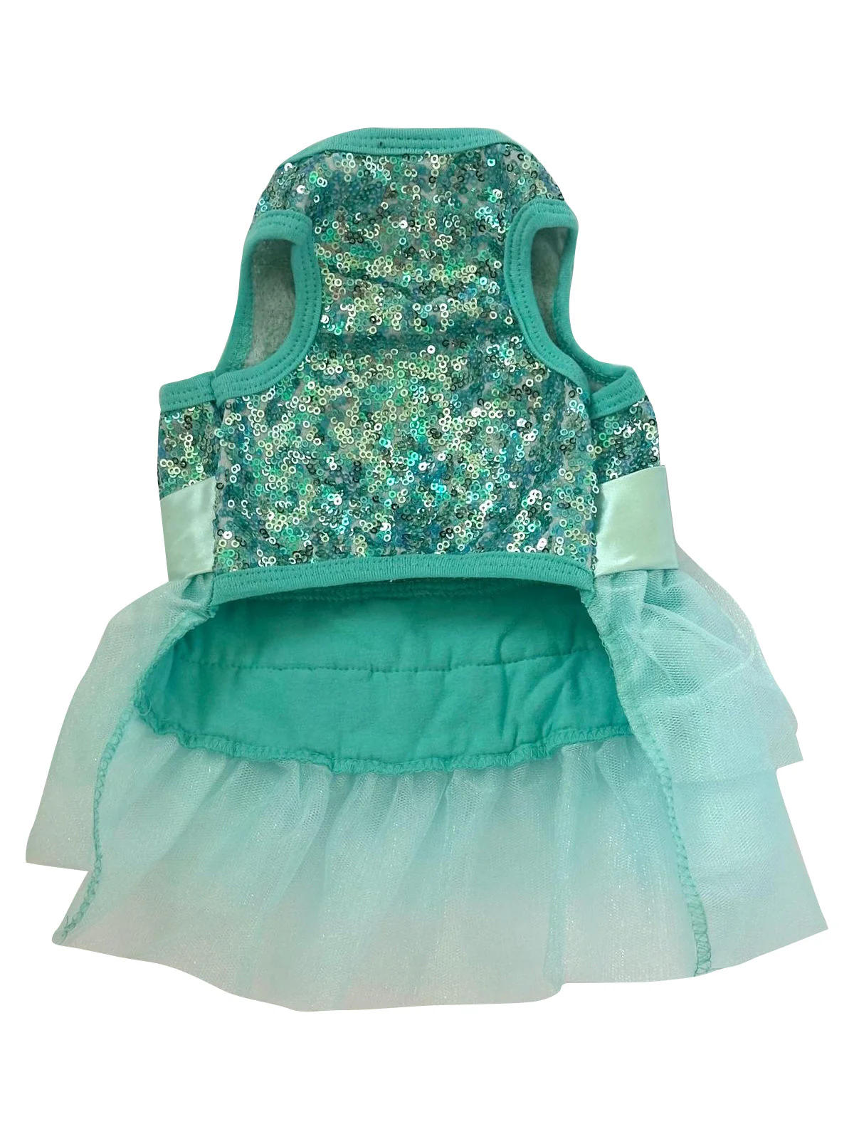 Over the Top Tricolor Sequins Tutu, Seafoam - Image 3