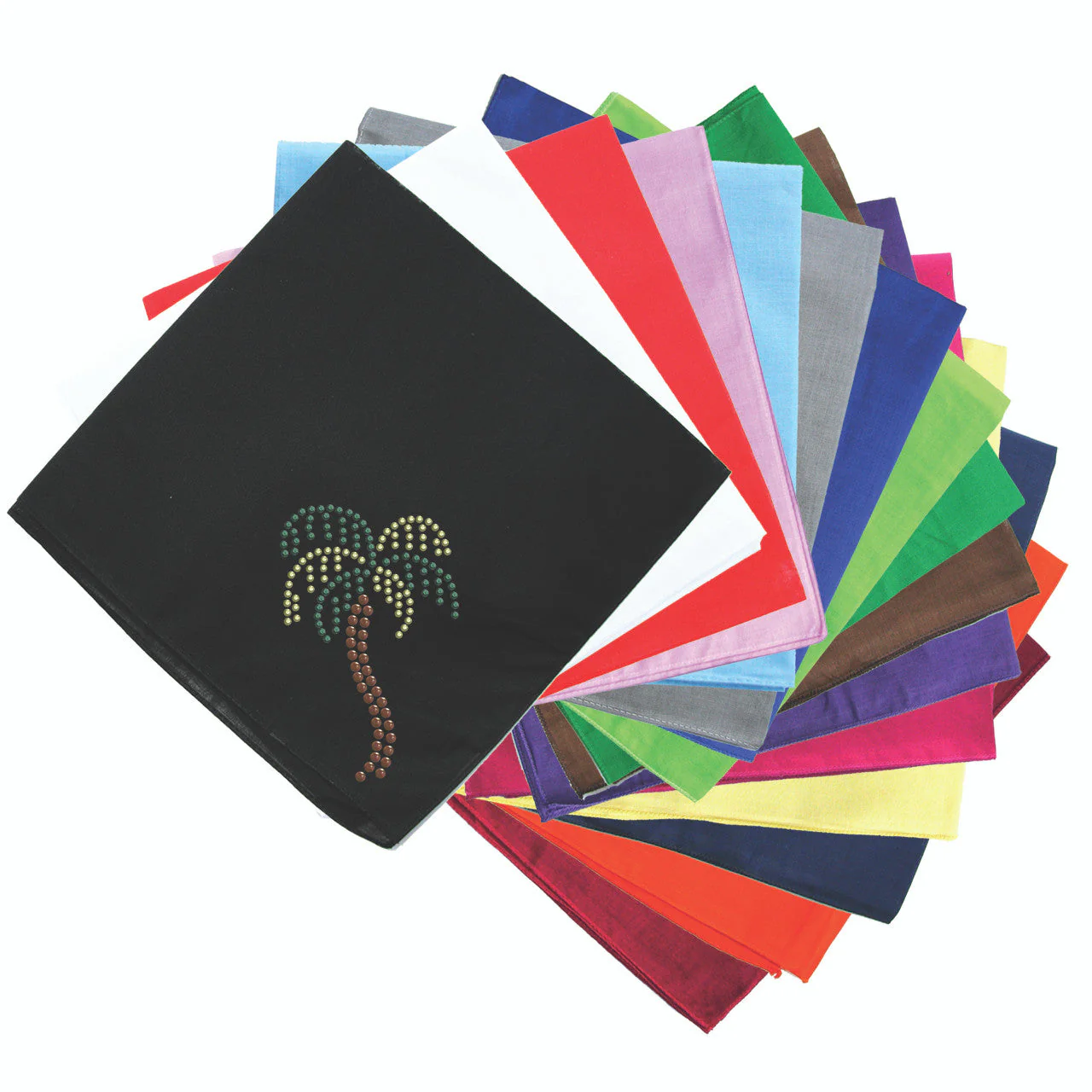 Palm Tree (Rhinestuds) - Bandanna - Image 2