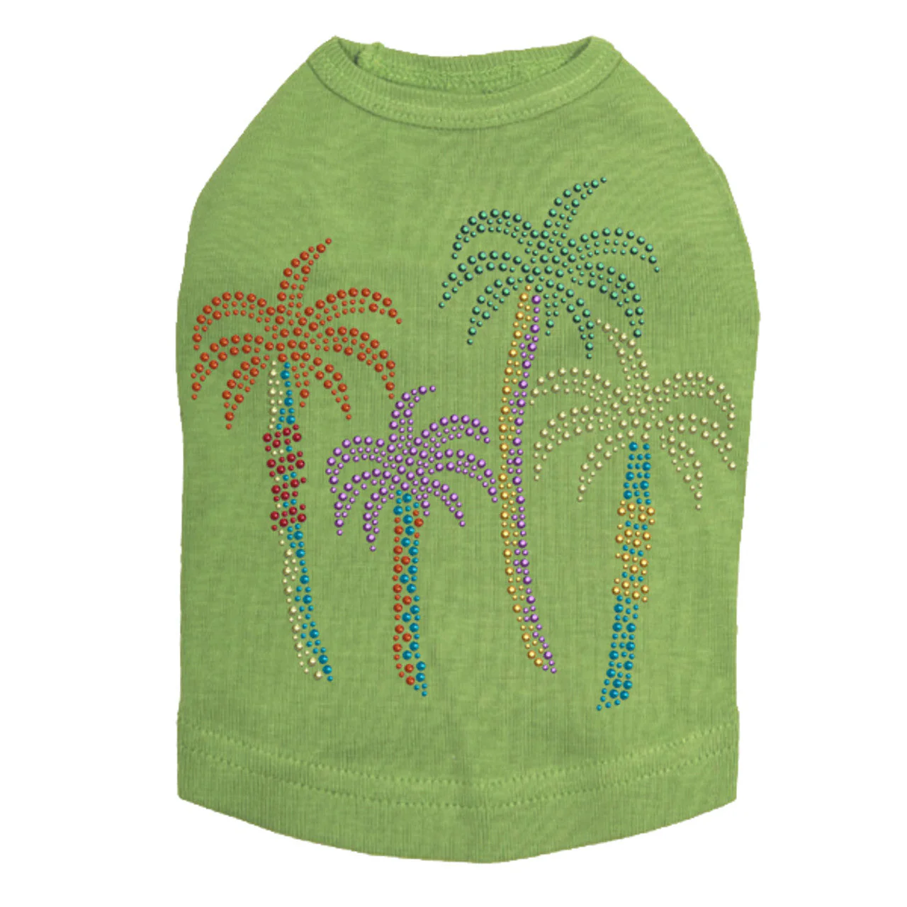 Palm Trees - Multicolor - Dog Tank - Image 14