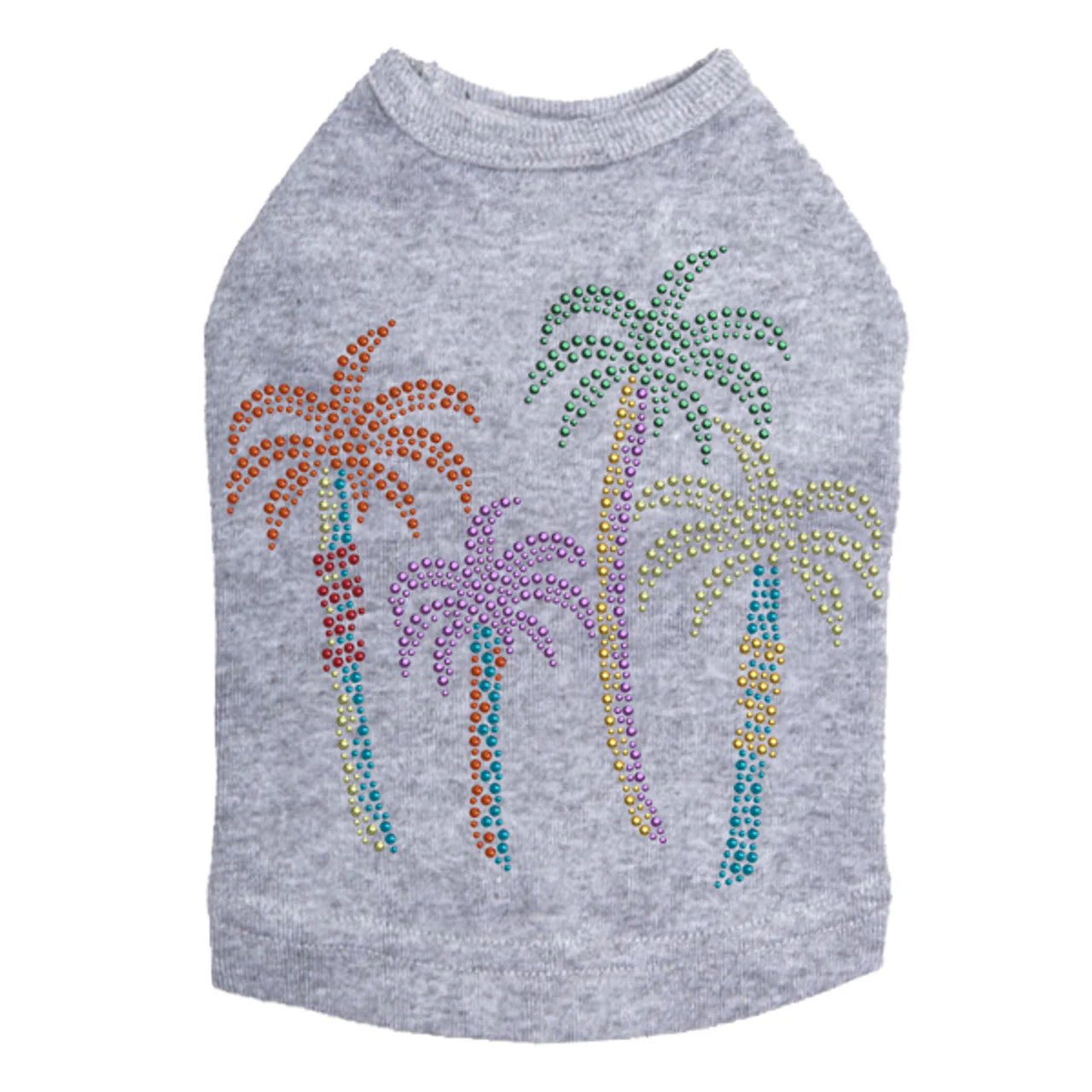 Palm Trees - Multicolor - Dog Tank - Image 5