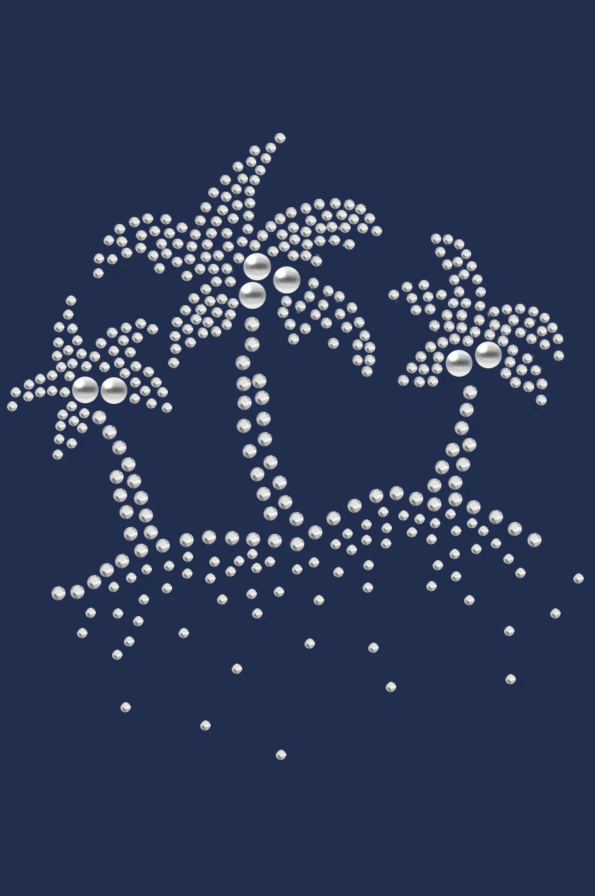 Palm Trees (Silver) - Bandanna - Image 6