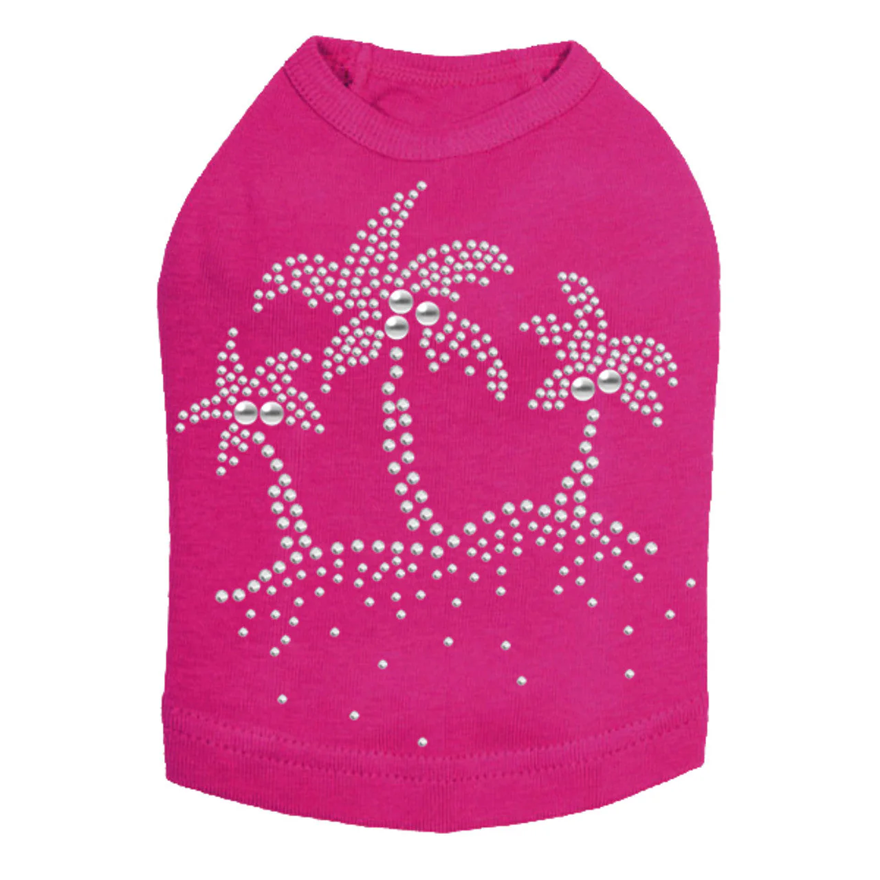 Palm Trees (Silver) - Dog Tank - Image 13