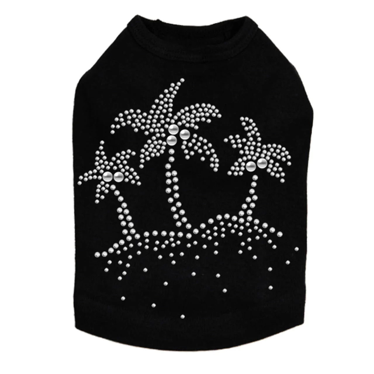 Palm Trees (Silver) - Dog Tank - Image 6