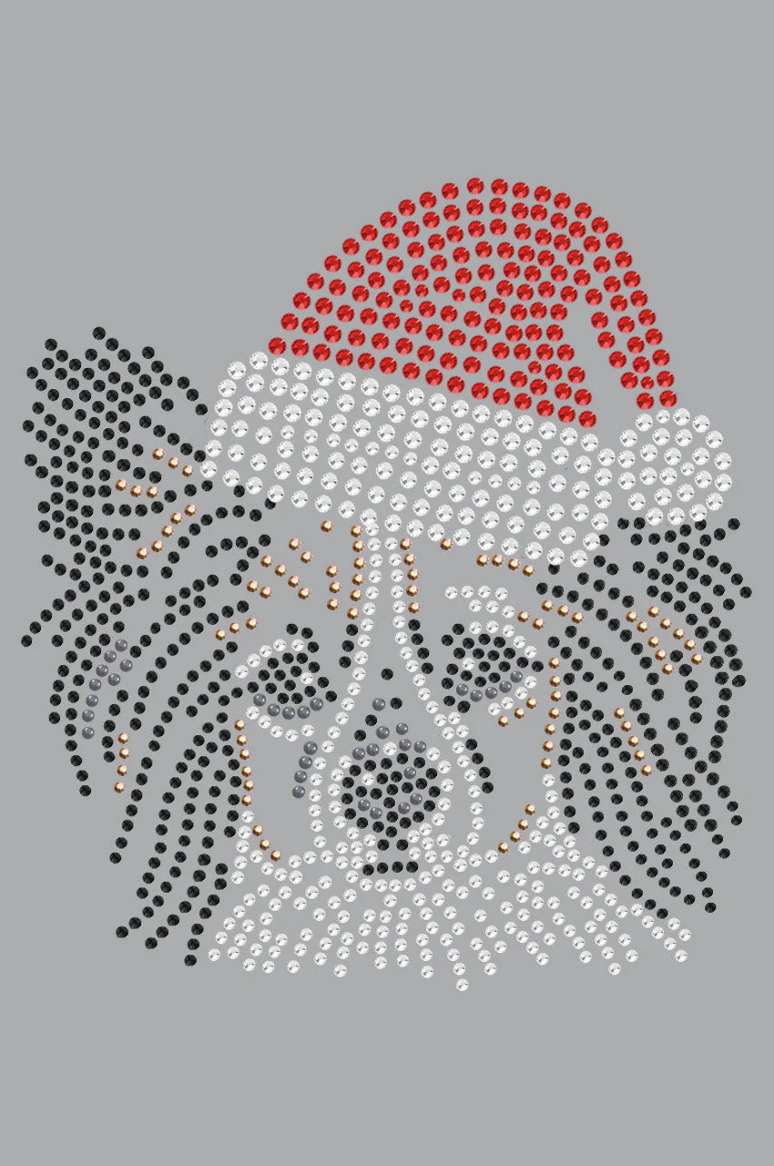 Papillon with Santa Hat - Bandana - Image 15