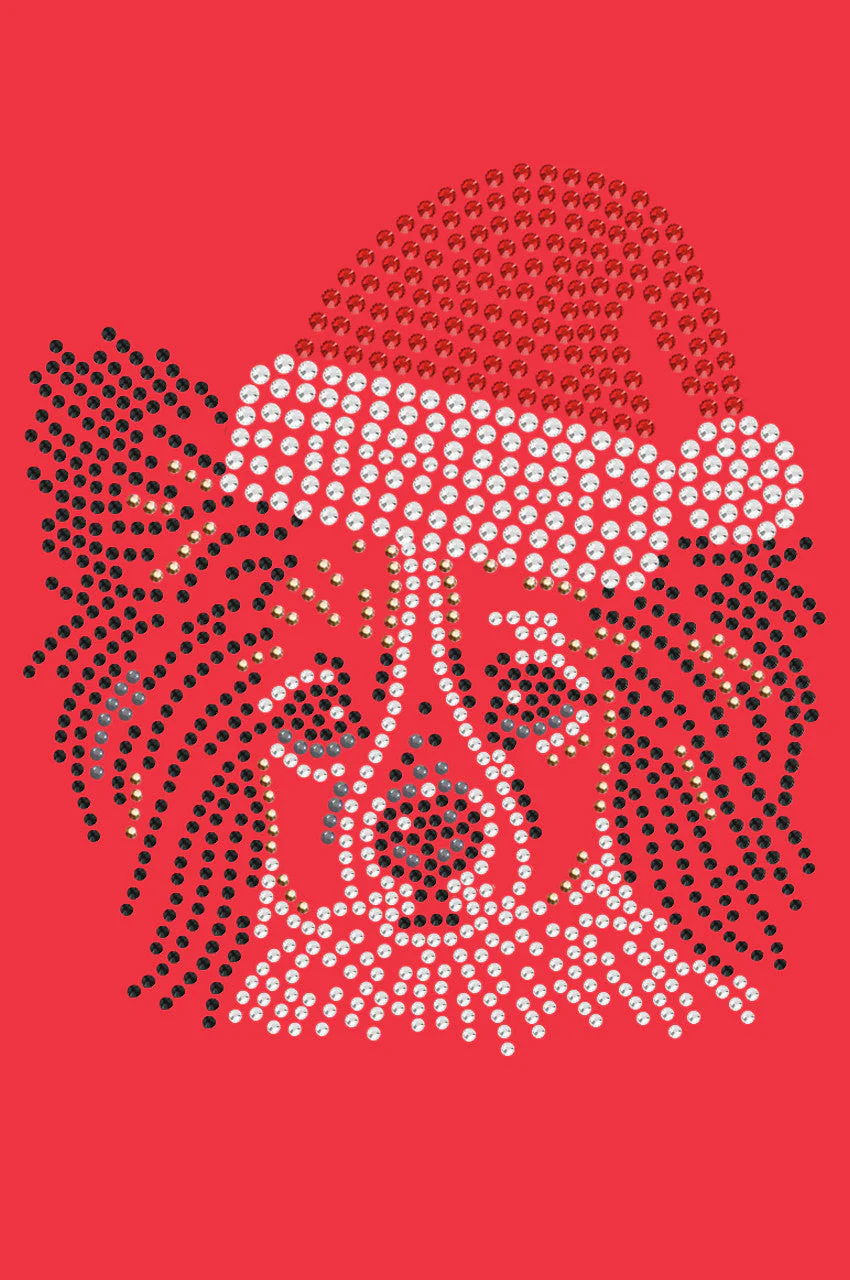 Papillon with Santa Hat - Bandana - Image 8