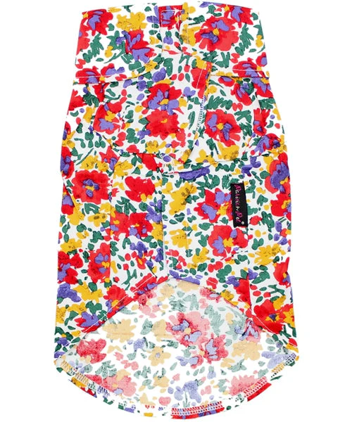 Parisian Pet Floral Artsy Dog & Cat Camp Shirt - Image 2