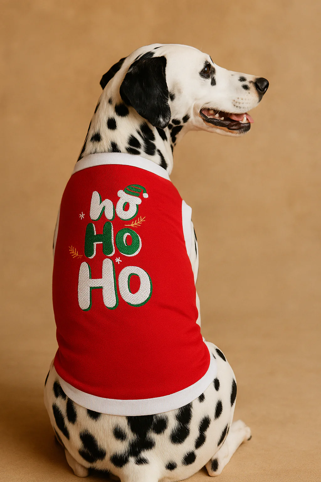 Parisian Pet Ho Ho Ho Pet Holiday Shirt-Red - Image 6