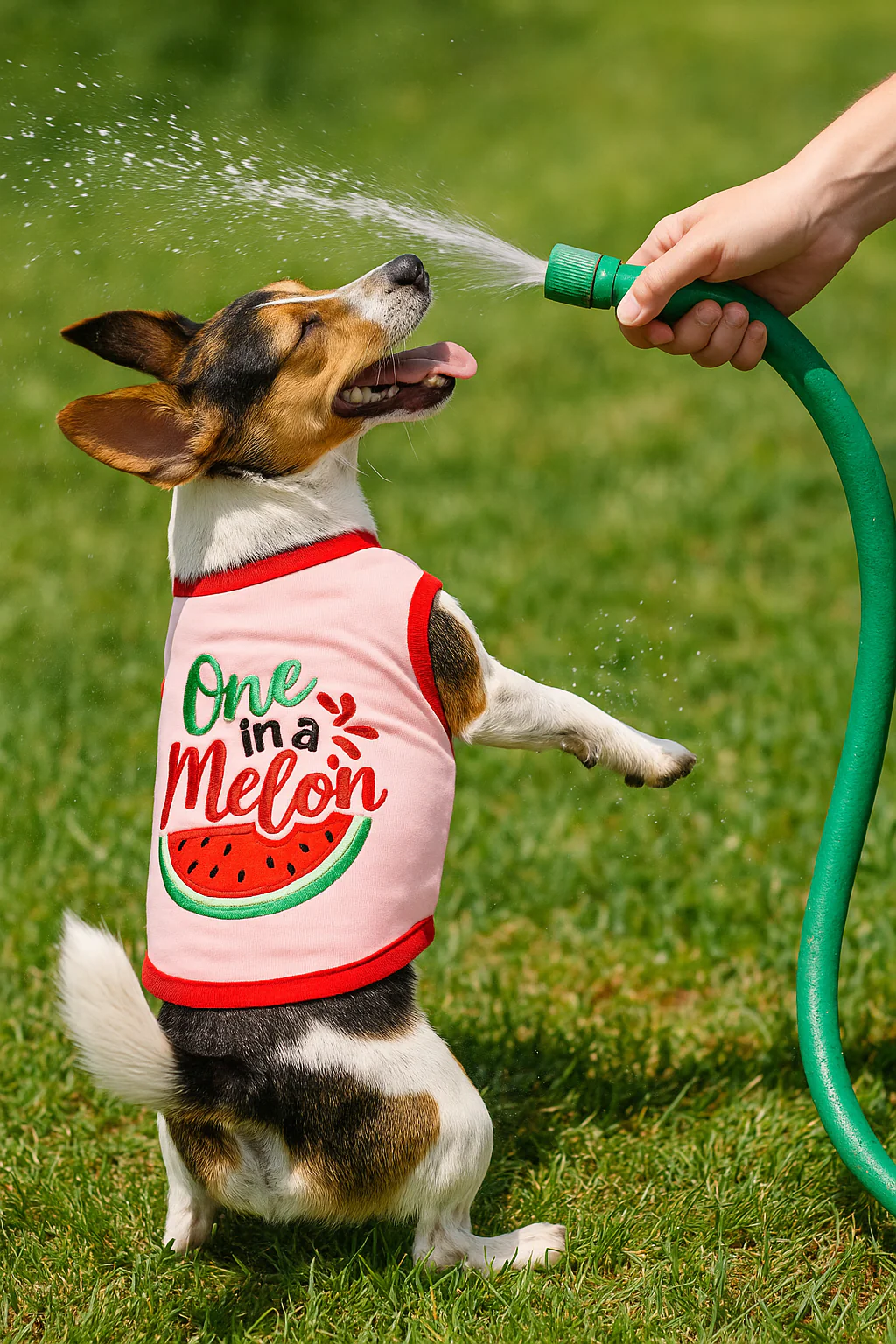 Parisian Pet One in a Melon Dog T-Shirt-Pink - Image 5