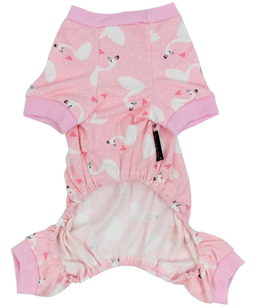 Parisian Pet Pink Swan Pajama - Image 2
