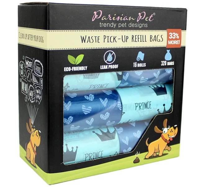 Parisian Pet Prince Hearts Waste Bags - Image 2