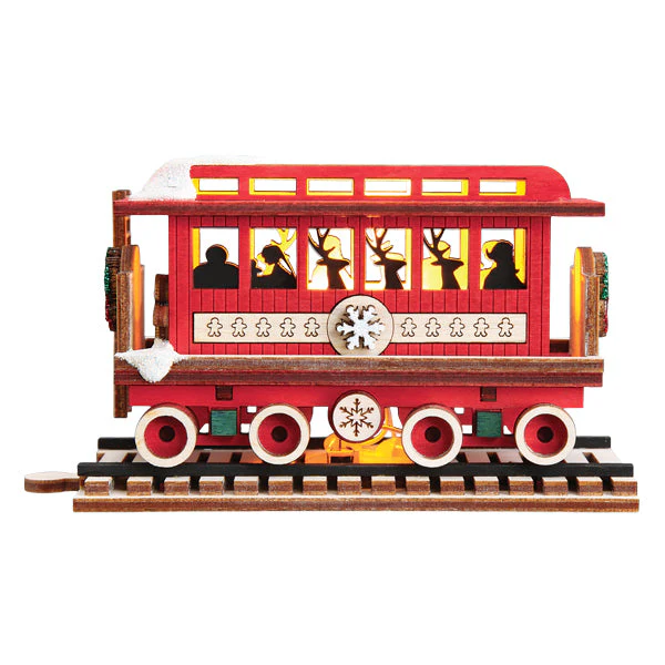 Passenger Car Elves Ornament - Image 2