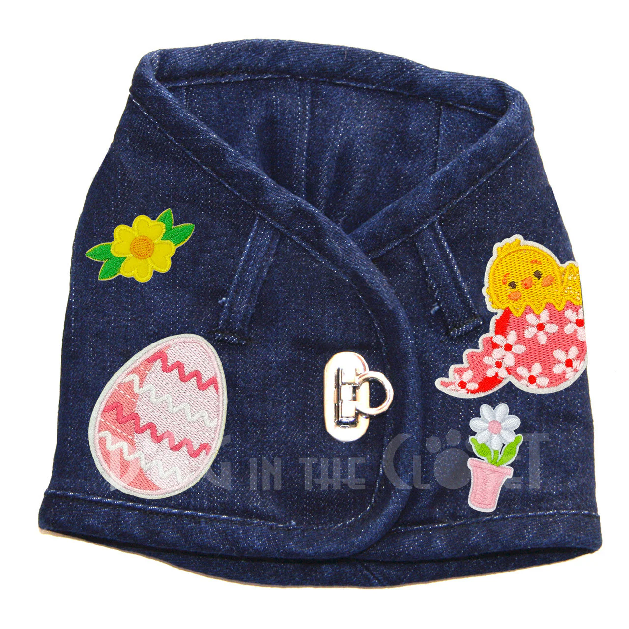 Pastel Easter Denim Harness Vest - Image 3