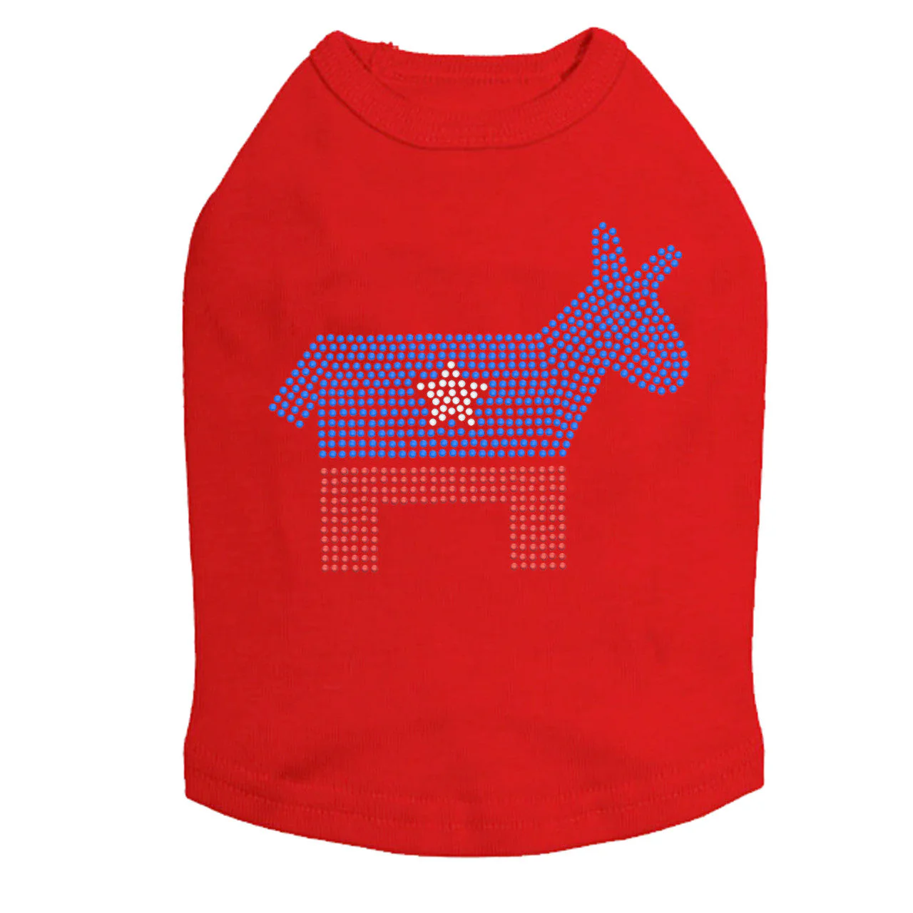 Patriotic Donkey - Dog Tank - Image 12