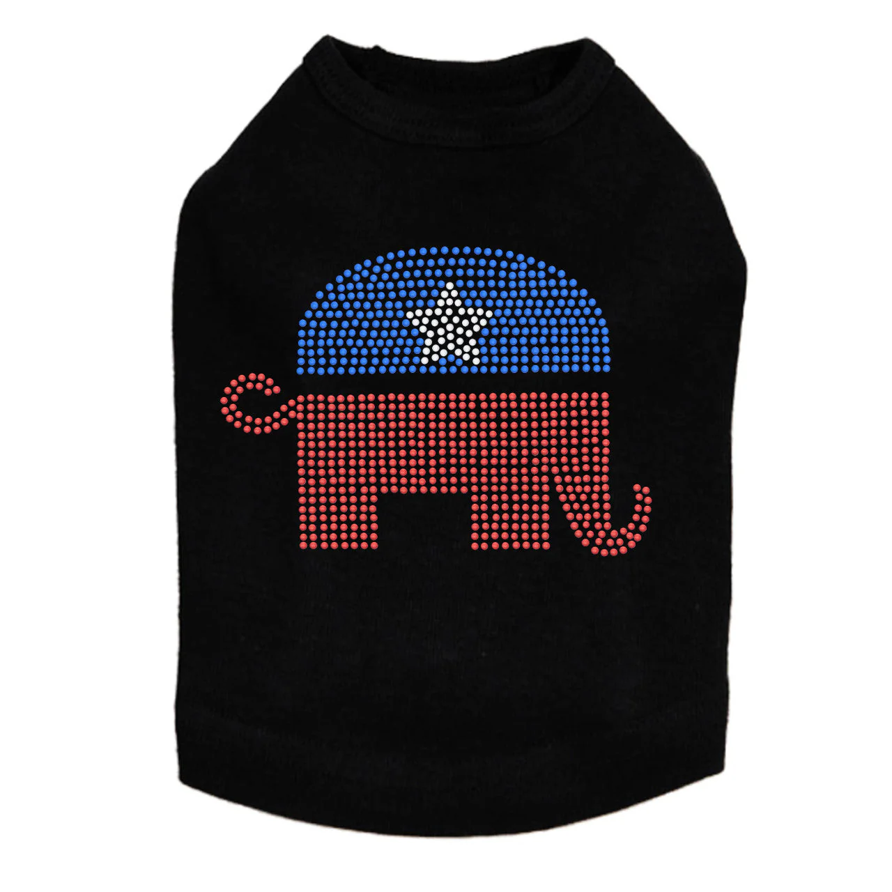 Patriotic Elephant - Dog Tank - Image 12