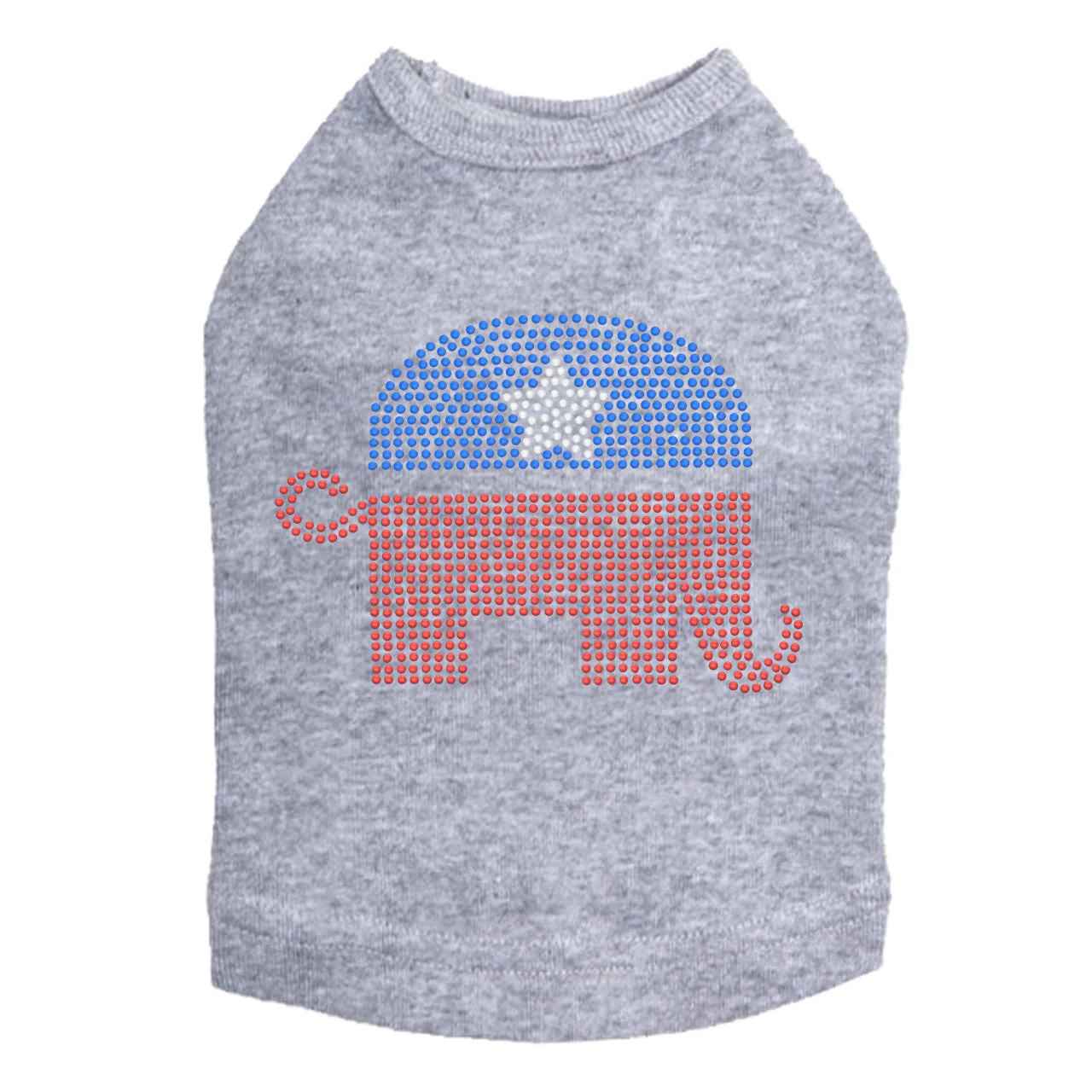 Patriotic Elephant - Dog Tank - Image 2