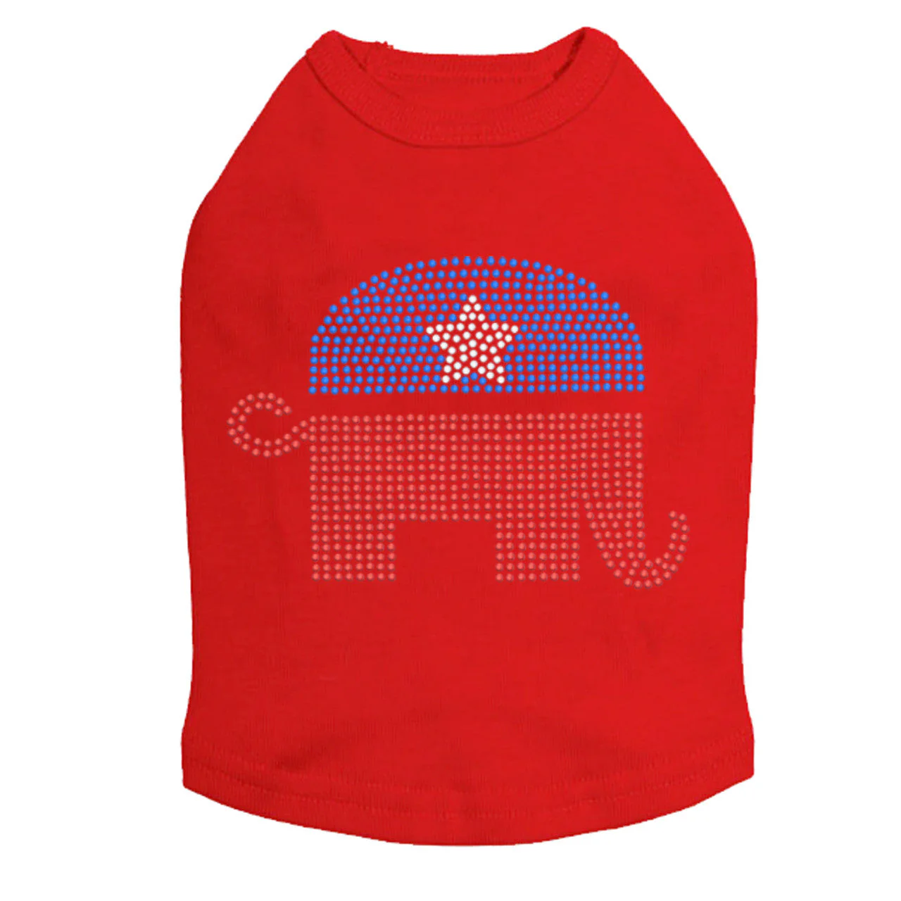 Patriotic Elephant - Dog Tank - Image 5