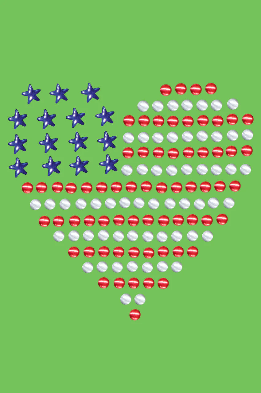 Patriotic Heart 1 Bandanna - Image 7