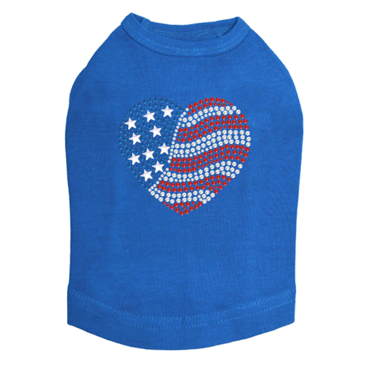Patriotic Heart  2 - Dog Tank - Image 9