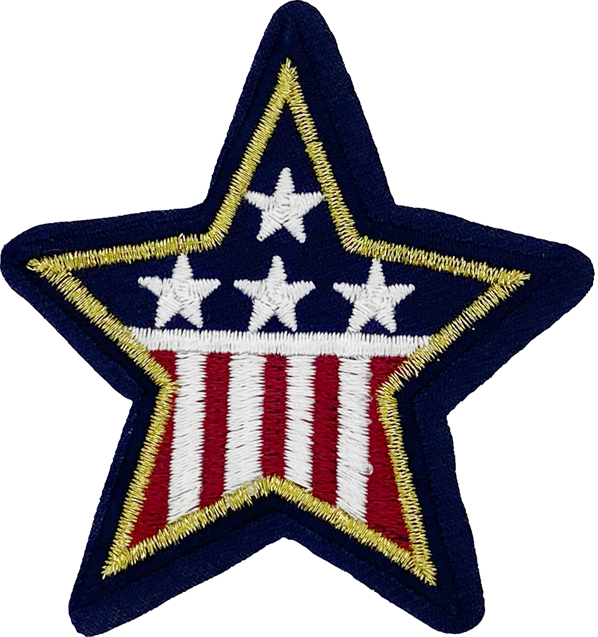 Patriotic Star (Metallic Gold) - Patch